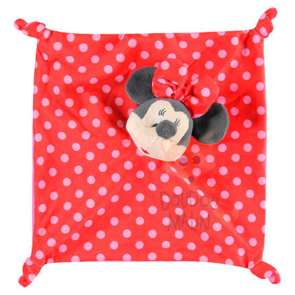  minnie mouse baby comforter red pink 